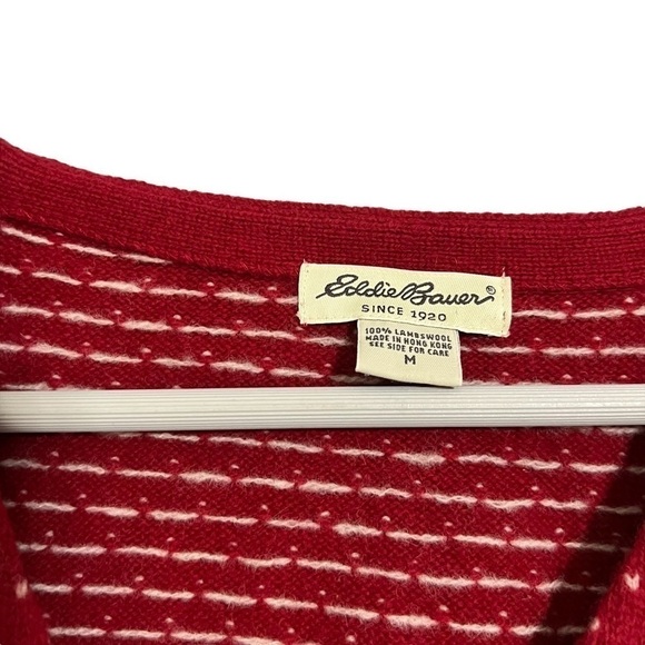 Eddie Bauer Lambswool Vest medium - Picture 3 of 10